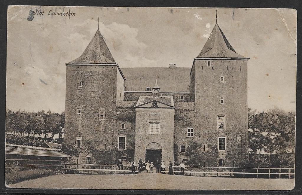 477 Slot Loevestein, Ophalen of Verzenden, Voor 1920, Gelopen, Zuid-Holland