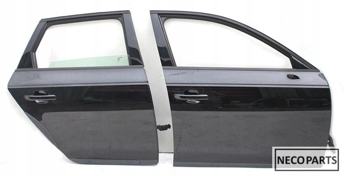 AUDI A4 ALLROAD PORTIER DEUR ORIGINEEL ALLES LEVERBAAR, Gebruikt, -, Achter, -