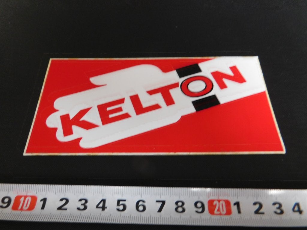 sticker horloge logo KELTON, Ophalen, Zo goed als nieuw