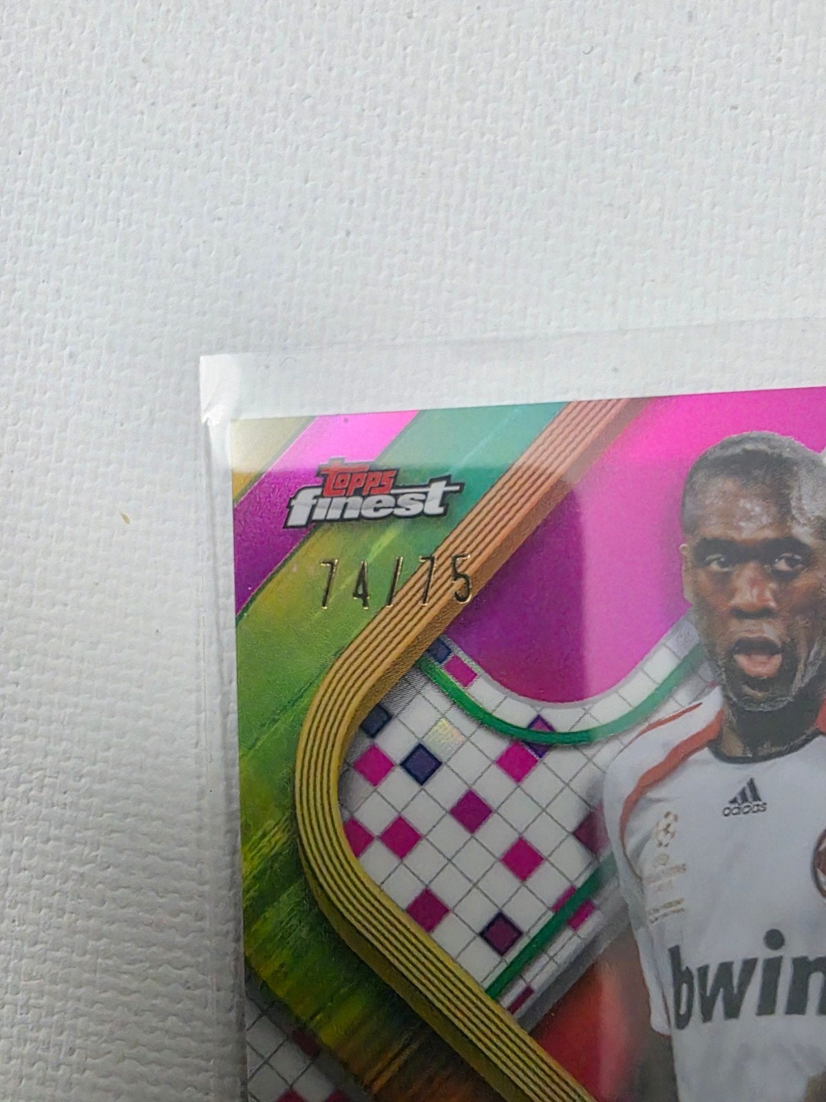 Clarence Seedorf 74/75 UEFA Champions League Inc verzenden, Ophalen of Verzenden, Zo goed als nieuw, Buitenlandse clubs, Spelerskaart