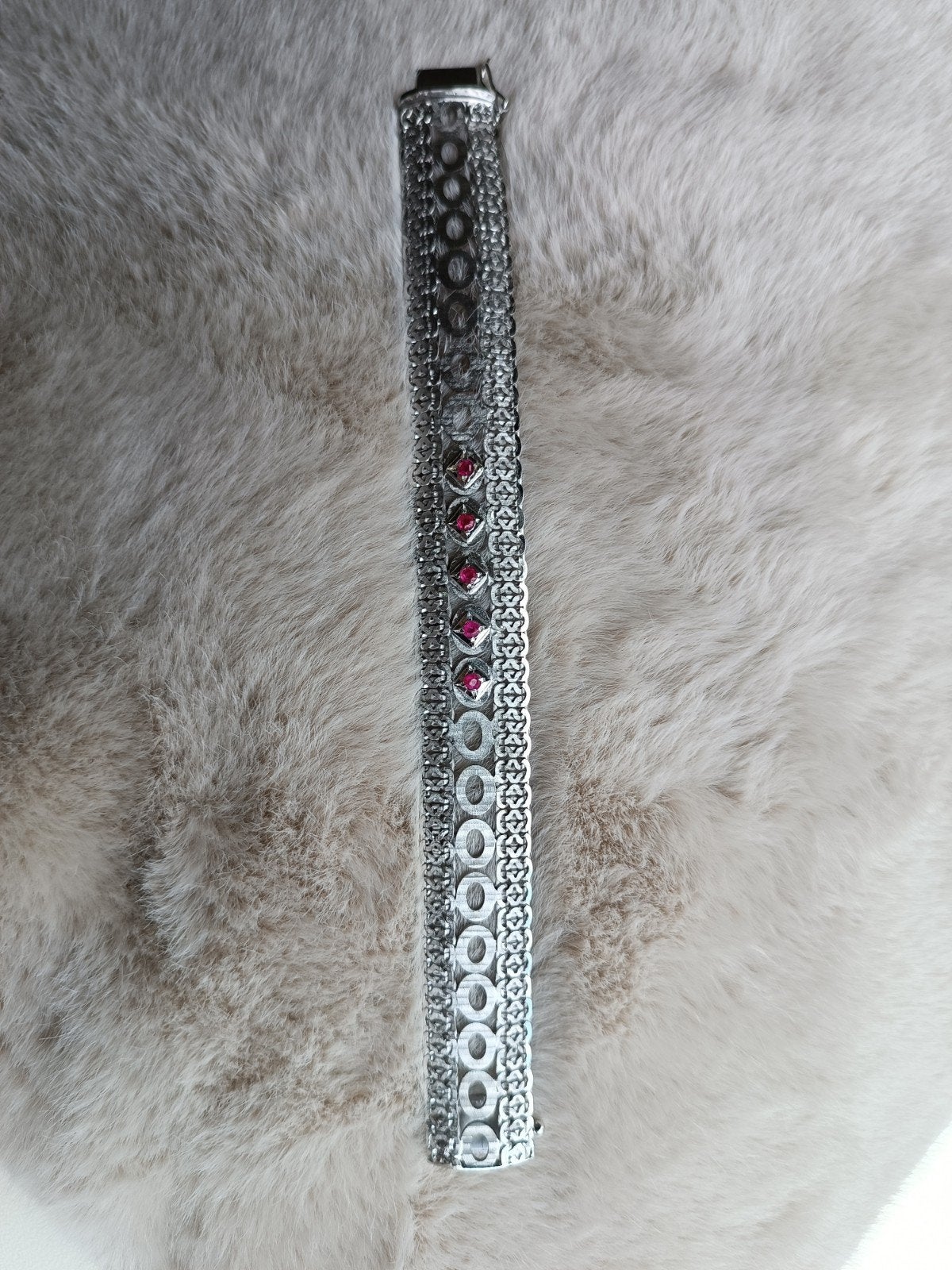 Prachtige vintage filigrain armband, Ophalen of Verzenden, Zo goed als nieuw, Zilver, Zilver