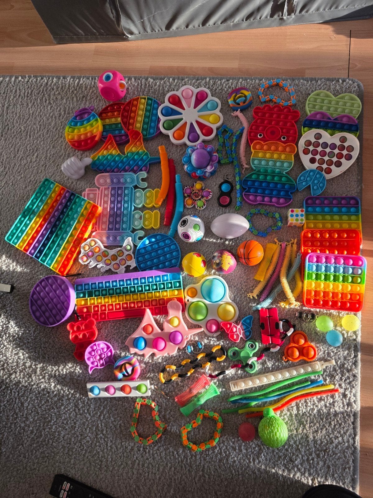 Grote collectie Pop-it en Fidget Toys, Ophalen of Verzenden, Gebruikt, Jongen of Meisje