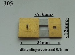 Slingerveren voor staande klokken., Antiek en Kunst, Antiek | Klokken, Ophalen of Verzenden