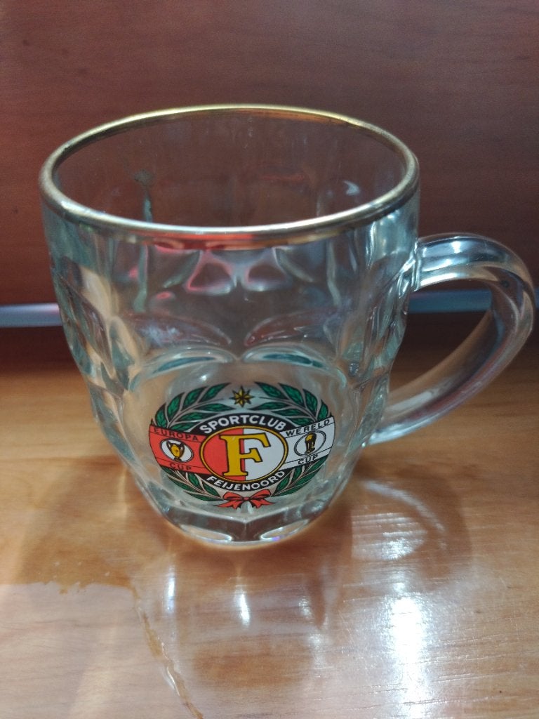 Feyenoord glas, Ophalen of Verzenden, Zo goed als nieuw, Feyenoord, Overige typen