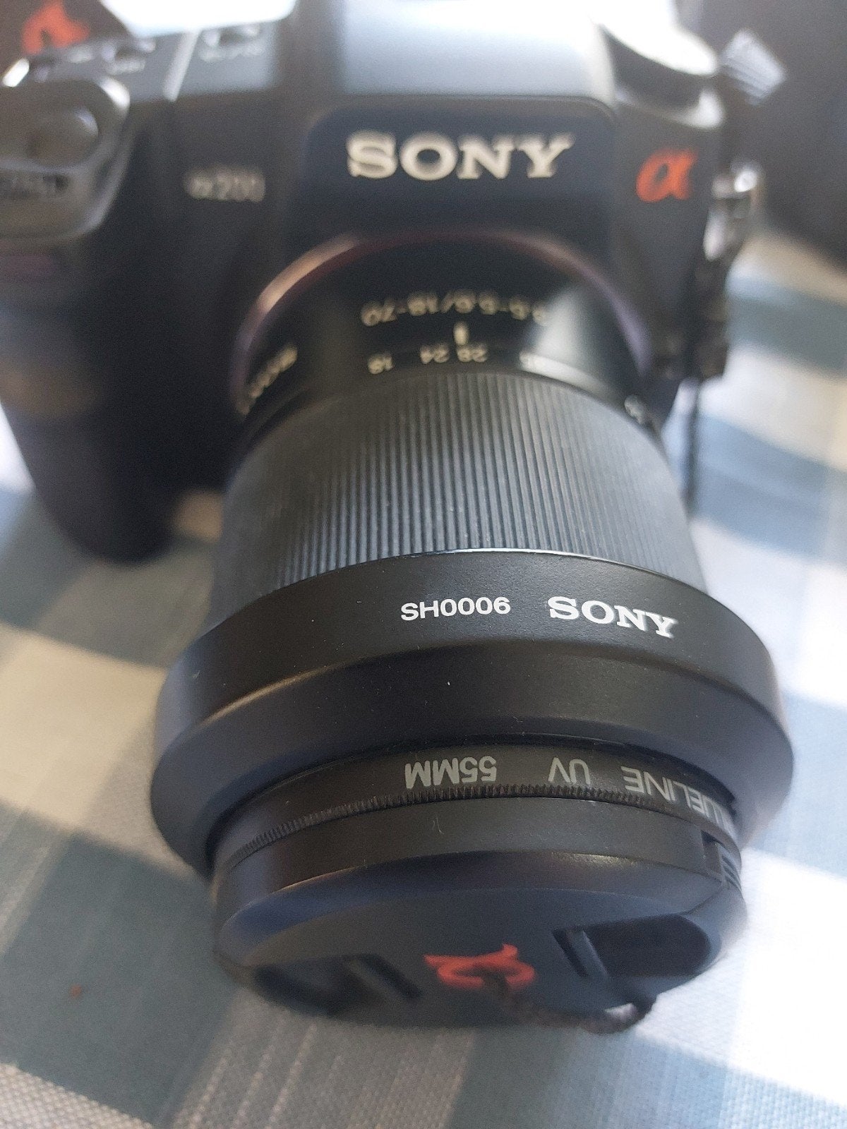 Sony Alpha A200 Spiegelreflexcamera met 2 lenzen en tas, Ingebouwde flitser, Gebruikt, Spiegelreflex, Cameratas
