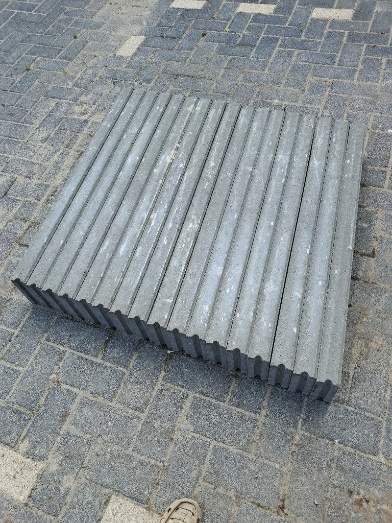 Opsluitband grijs 6x15x100 cm, Tuin en Terras, Tegels en Klinkers, Ophalen, Overige typen, Nieuw, Minder dan 5 m²