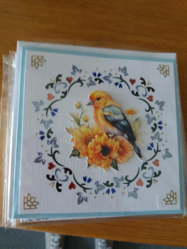 Blanko 3D Kaartje no. 2476, Hobby en Vrije tijd, Kaarten | Zelfgemaakt, Ophalen of Verzenden, Nieuw, Dieren