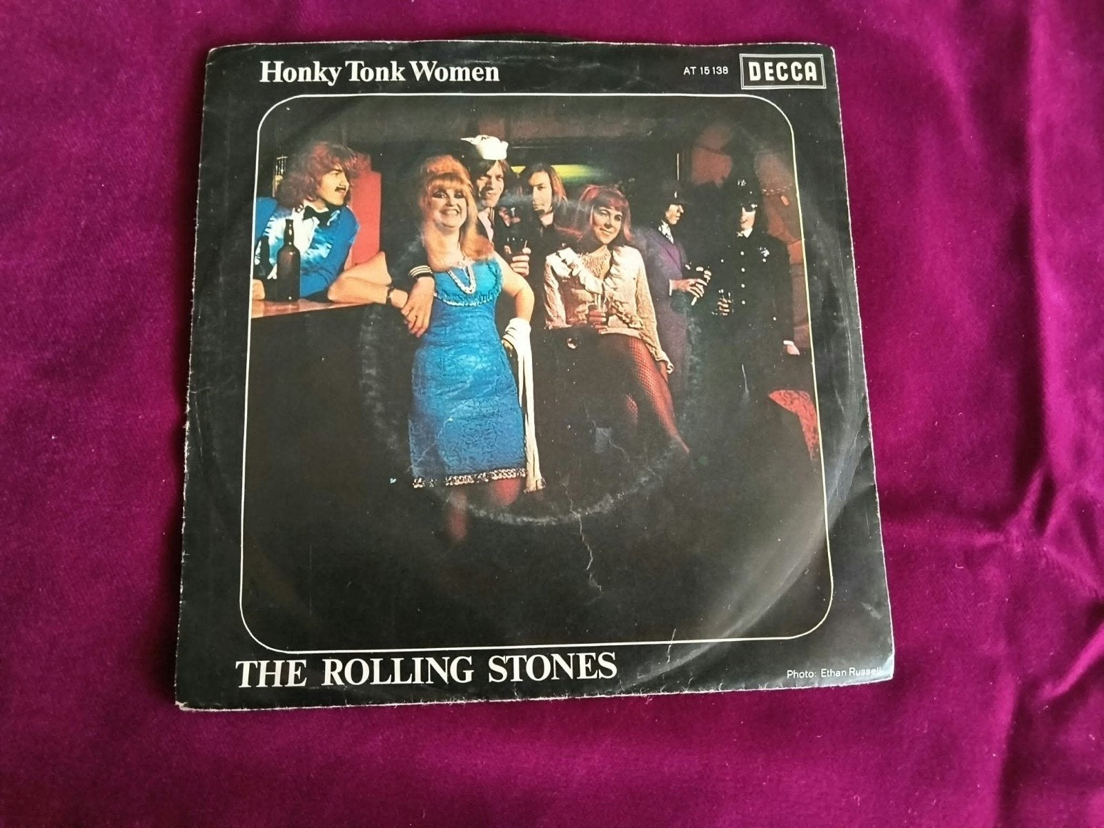 The Rolling Stones - Honky Tonk Women (7 inch vinyl), Gebruikt, 7 inch, Ophalen of Verzenden, EP
