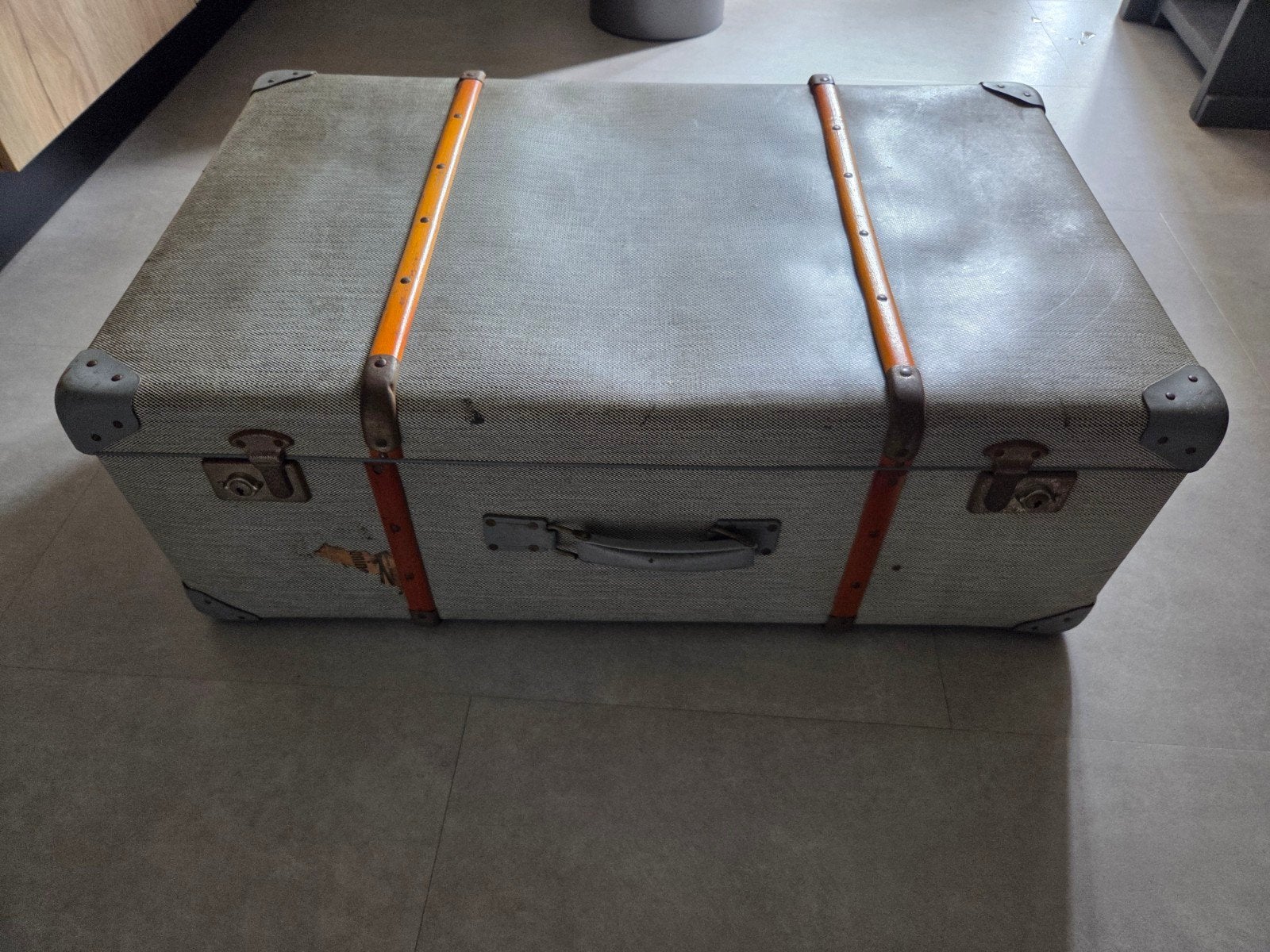 Vintage koffer te koop., Huis en Inrichting, Ophalen, 50 tot 100 cm, Minder dan 50 cm