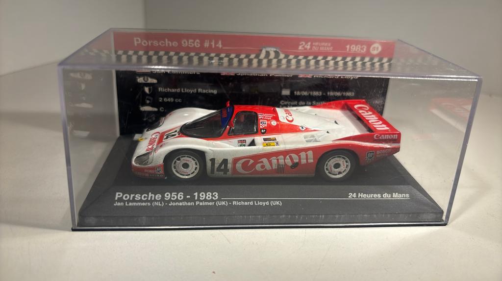 Porsche 956 24h du mans 1983 atlas 1.43, Hobby en Vrije tijd, Modelauto's | 1:43, Overige merken, Auto, Ophalen of Verzenden, A