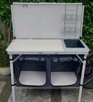 Basecamp camping keuken, Ophalen, Zo goed als nieuw