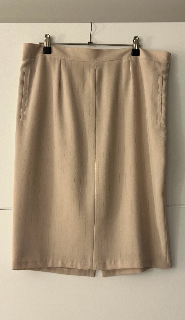 Gina beige rok, Beige, Maat 42/44 (L), Ophalen of Verzenden, Zo goed als nieuw