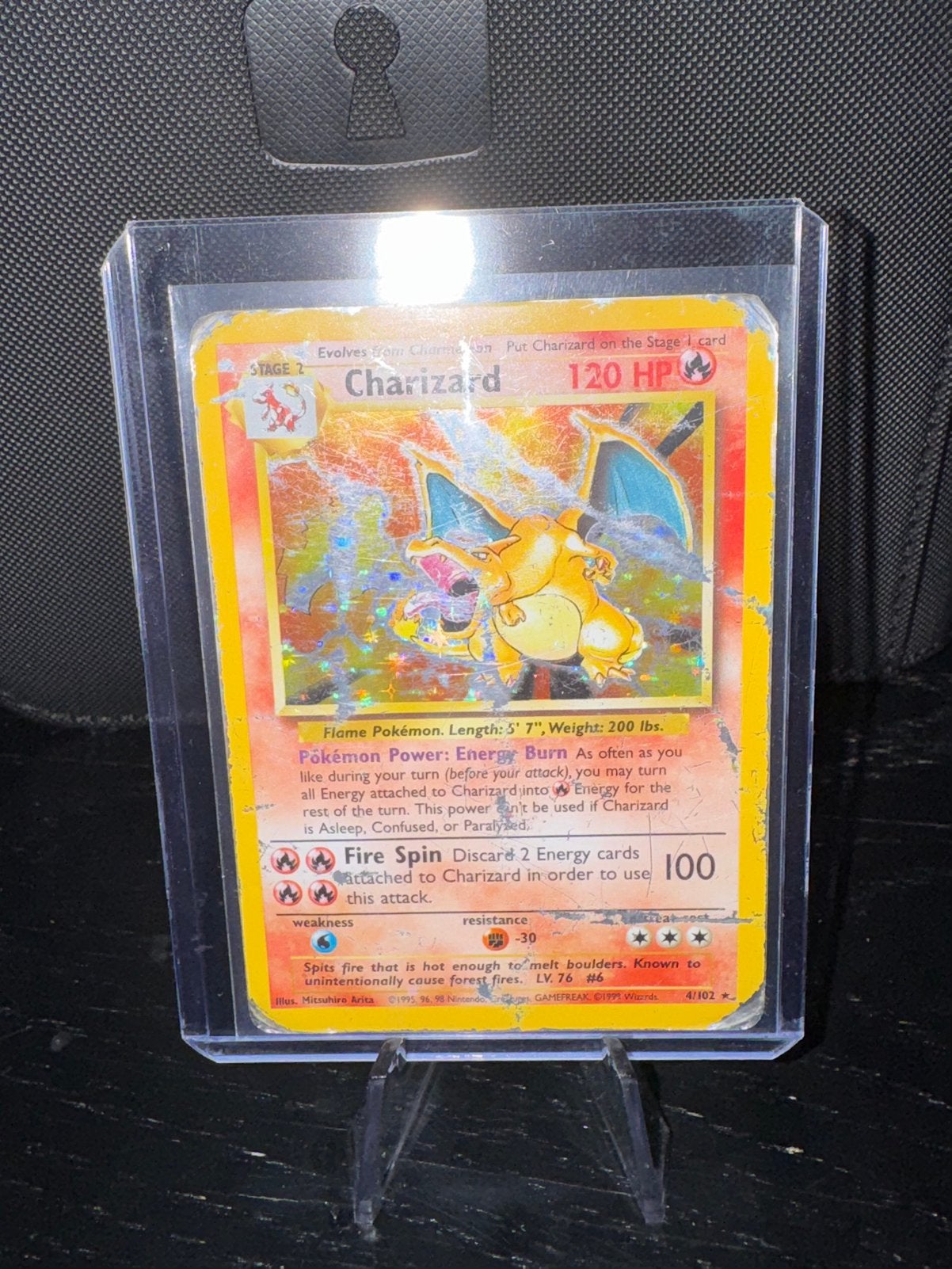 Charizard Base Set 4/102 - (2), Ophalen, Zo goed als nieuw