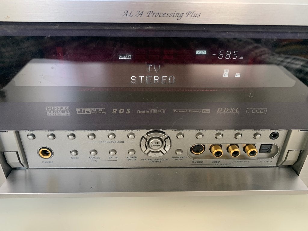 Denon AVR-3805 + DVD-2200 – Home Cinema / SACD set, Gebruikt, Minder dan 40 watt, Dvd-speler, Ophalen