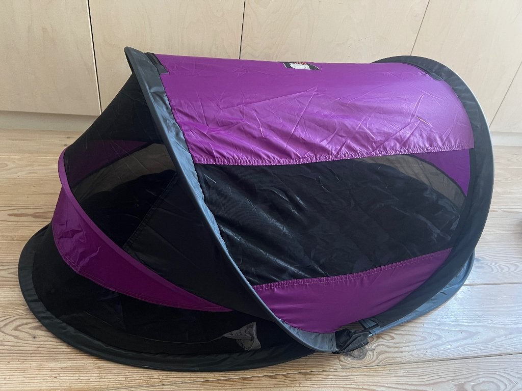 Deryan Peuter Luxe Reistentje / campingbedje – Als nieuw, Kinderen en Baby's, Babywiegjes en Ledikanten, Ophalen of Verzenden