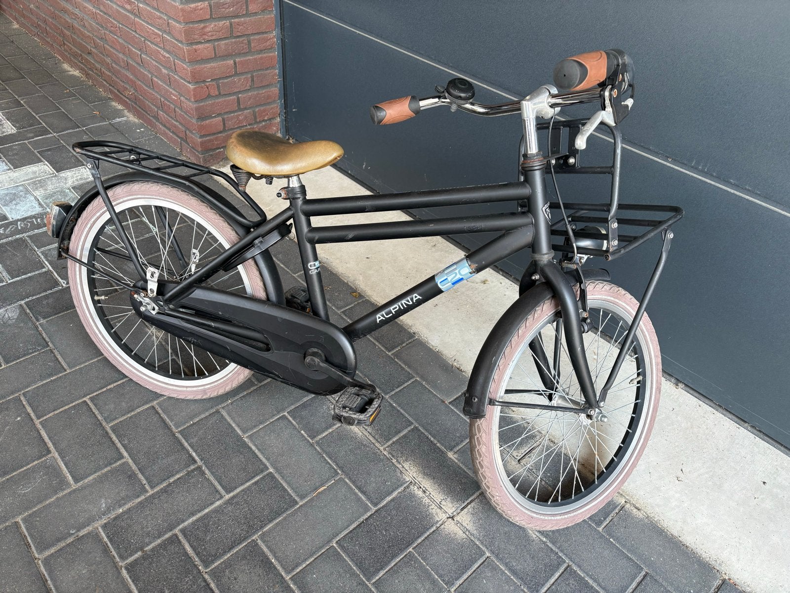 20 Inch Alpina fiets jongens  - Gebruikt, Fietsen en Brommers, Fietsen | Jongens, Ophalen, Terugtraprem, Gebruikt, Handrem