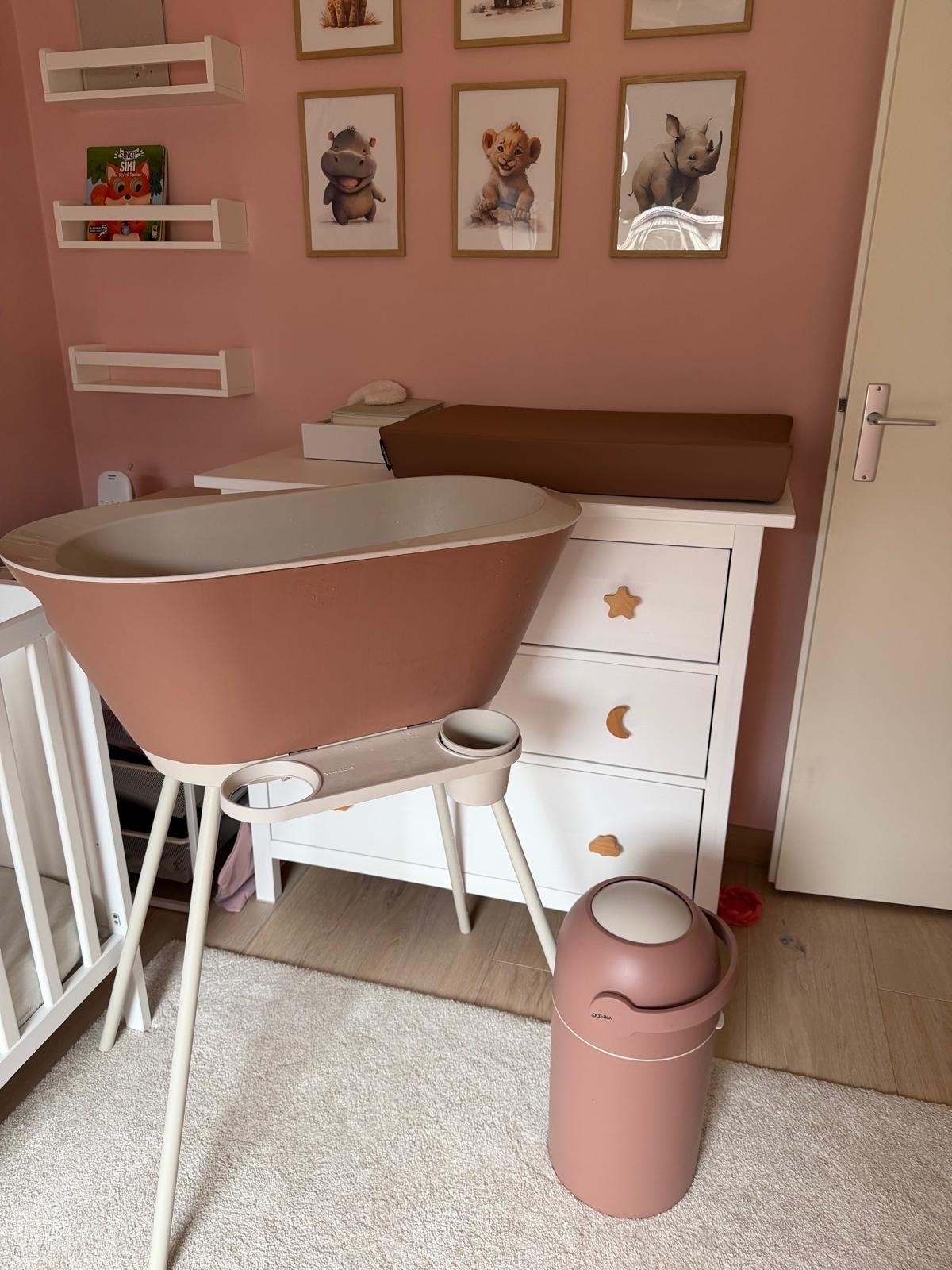 Complete Babyverzorgingsset: Badje, Aankleedkussen & Luierem, Gebruikt, Badje, Standaard, Ophalen