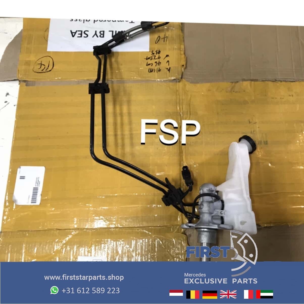 ABS Remvloeistof reservoir + pomp Mercedes W176 A W246 B W11, Gebruikt, -, Ophalen of Verzenden, -