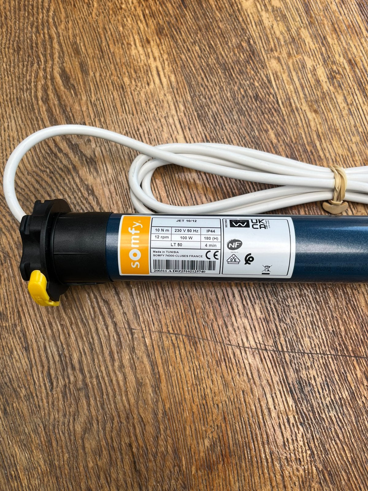 Somfy motor nieuw, Ophalen of Verzenden, Nieuw, Wit, Minder dan 100 cm