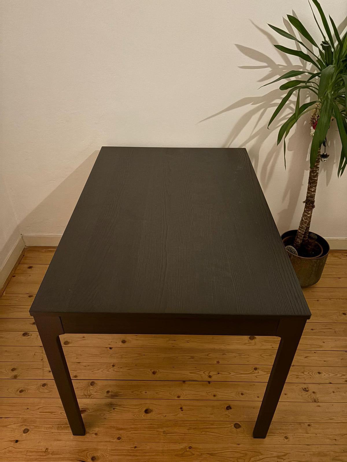 Verstelbare tafel Ikea, 100 tot 150 cm, Zo goed als nieuw, Rechthoekig, Overige houtsoorten