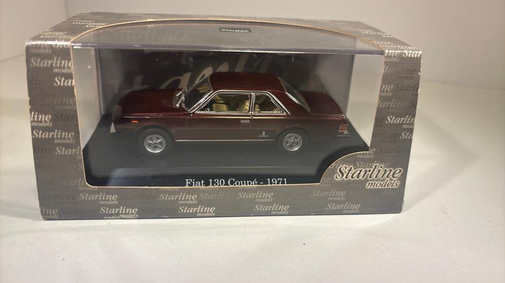 Fiat 130 coupe 1971 red starline 1.43, Hobby en Vrije tijd, Modelauto's | 1:43, Overige merken, Auto, Ophalen of Verzenden, A