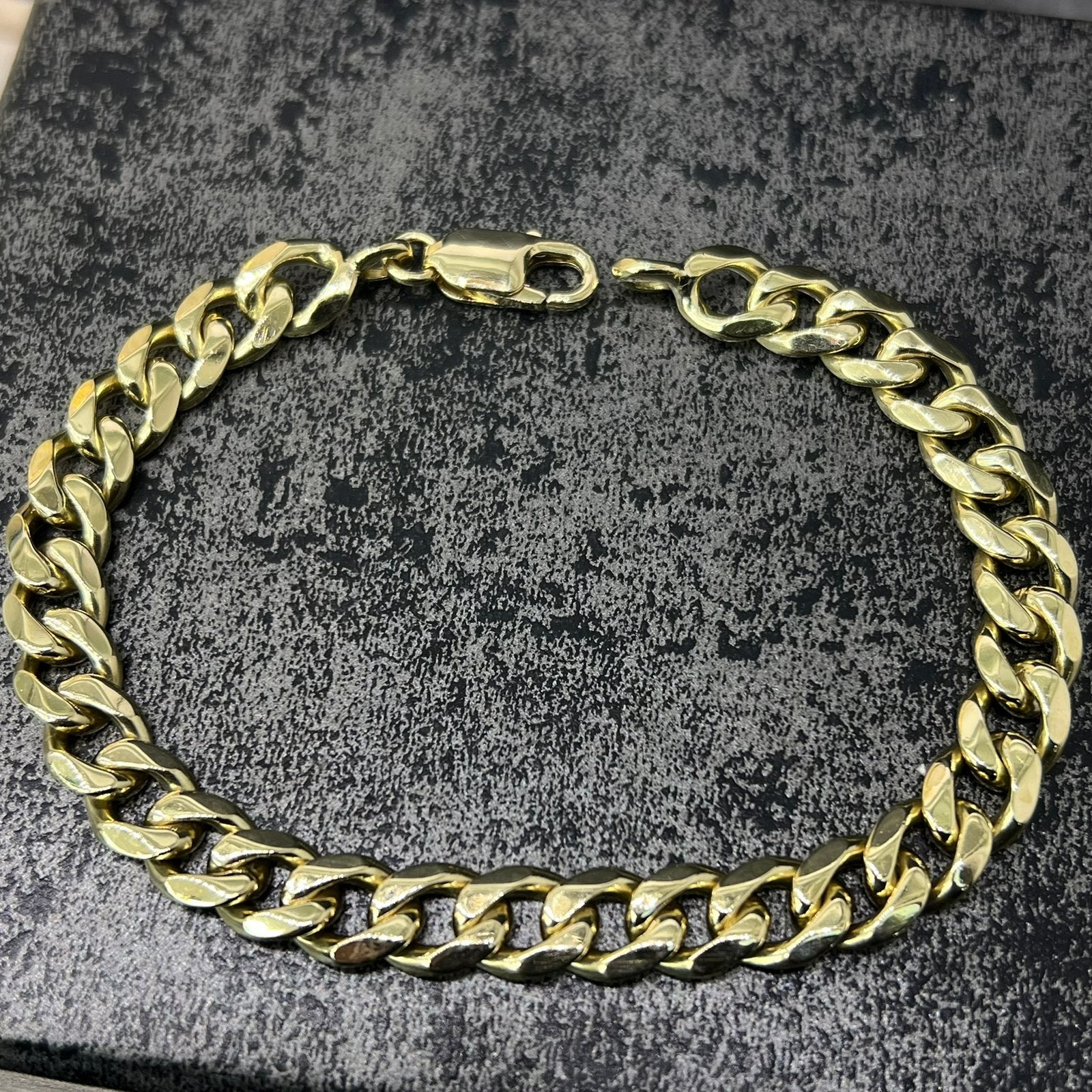 14 karaat gouden armband massief gourmet schakel, Ophalen of Verzenden, Zo goed als nieuw, Goud