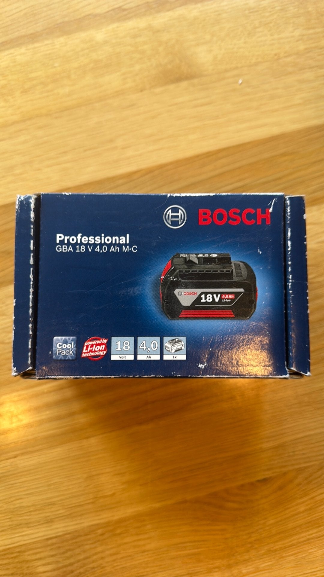 Bosch Professional Accu 18 V 4,0 Ah Ongebruikt, Ophalen, Zo goed als nieuw