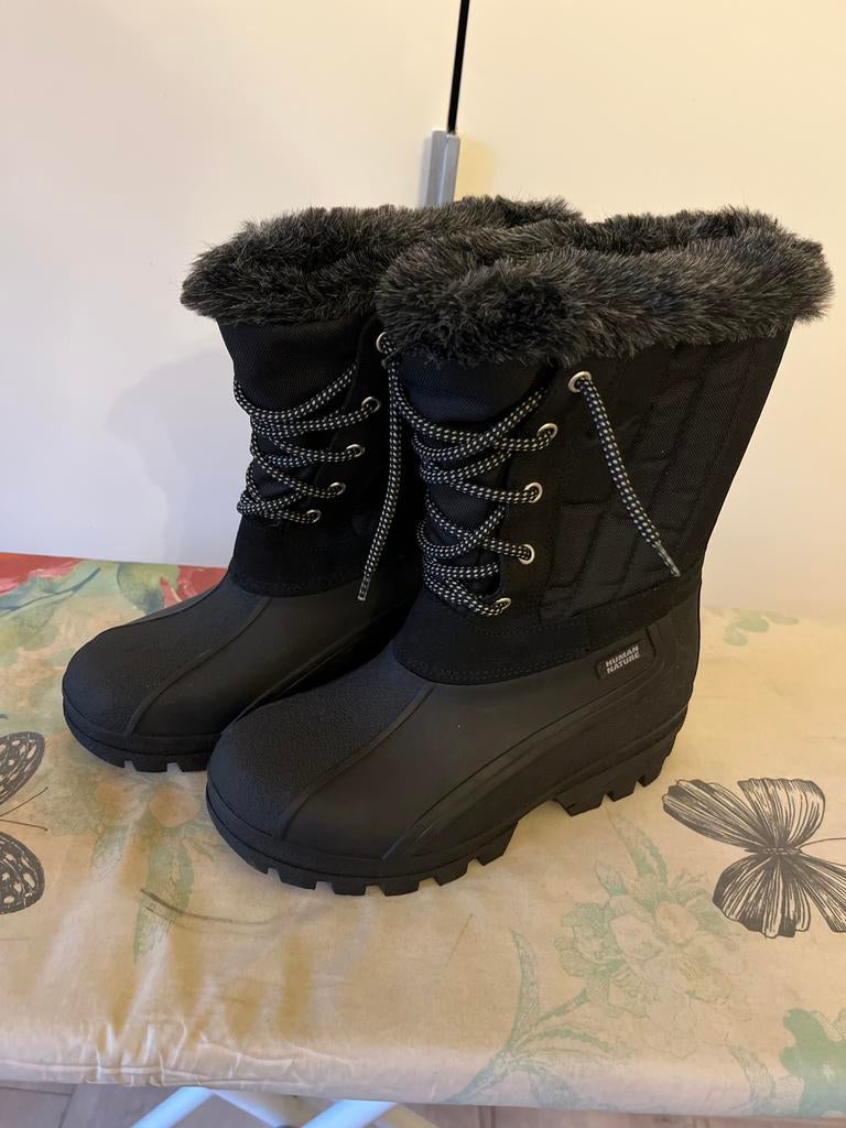 Human Nature Snowboots - Zwart, Maat 39 nieuw, Kleding | Dames, Schoenen, Ophalen of Verzenden, Nieuw, Zwart, Snowboots