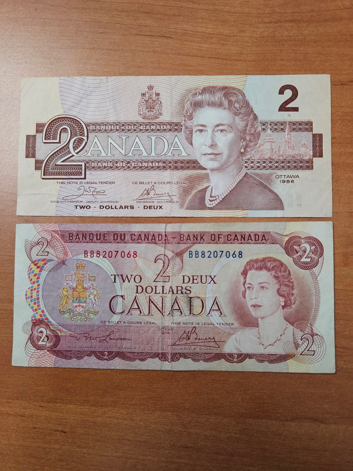 2x 2 dollars Canada set Ottawa, Postzegels en Munten, Bankbiljetten | Amerika, Ophalen of Verzenden, Noord-Amerika, Setje