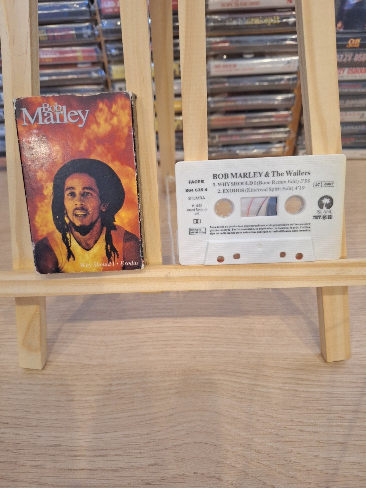 Bob Marley & The Wailers - Why Should I / Exodus Cassette, Gebruikt, Wereldmuziek, 1 bandje, Ophalen of Verzenden