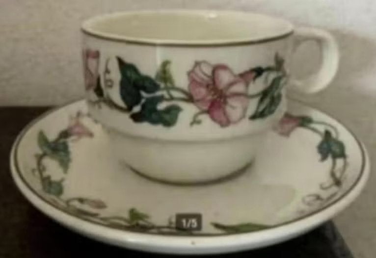 2x kop en schotel Villeroy & Boch; koffiekopjes; onbeschadig, Huis en Inrichting, Keuken | Servies, Ophalen of Verzenden, Zo goed als nieuw