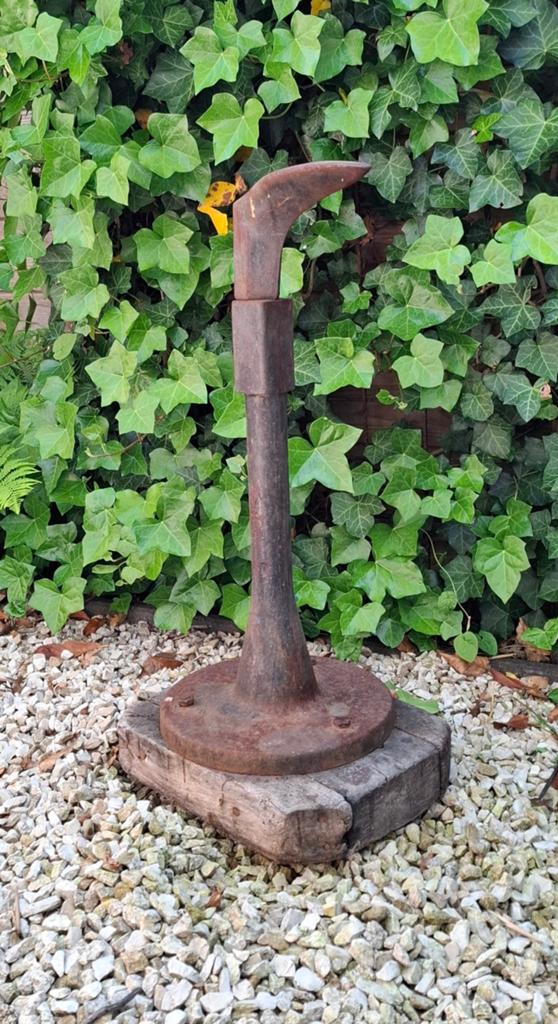 Originele, antieke schoenmakers leest, Antiek en Kunst, Ophalen