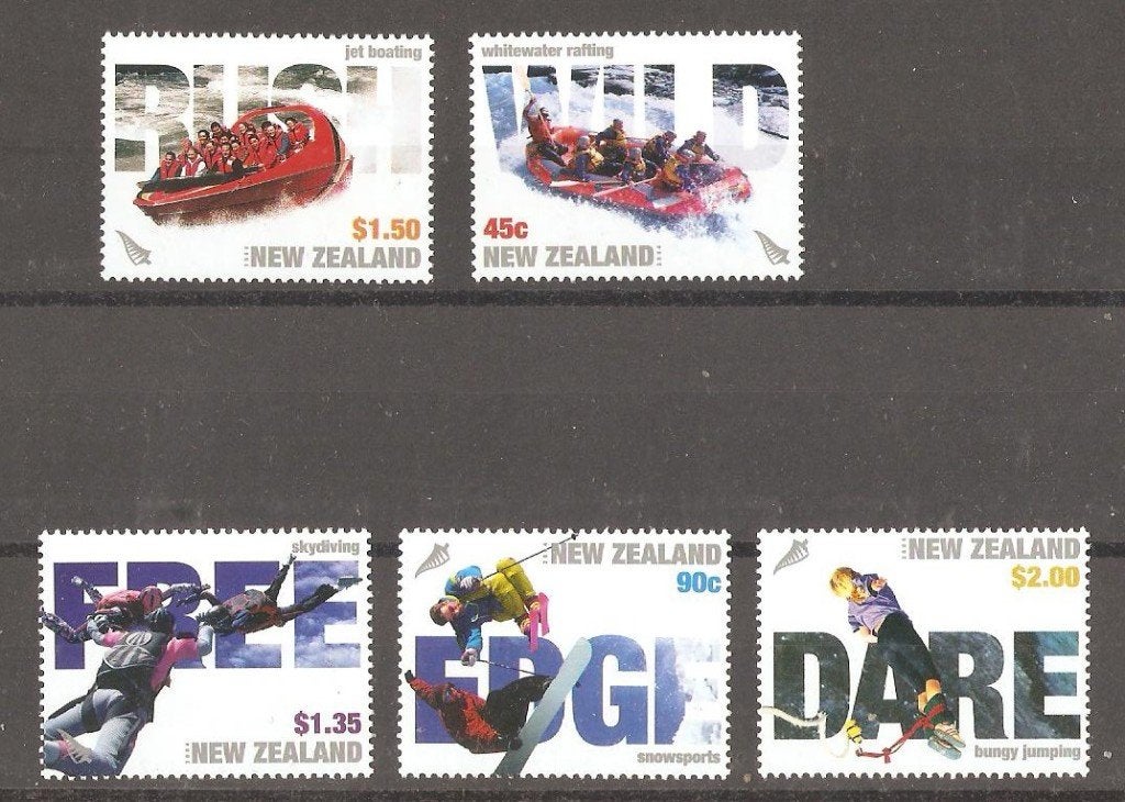 nieuw zeeland 2223-2227, Ophalen of Verzenden, Postfris, Sport