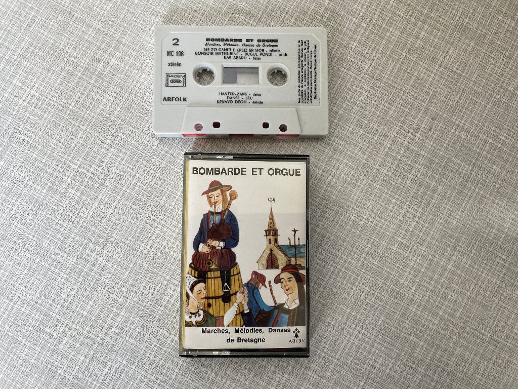 C791 Cassettebandje Bombarde et Orgue Marches Bretagne, Gebruikt, Wereldmuziek, 1 bandje, Ophalen of Verzenden