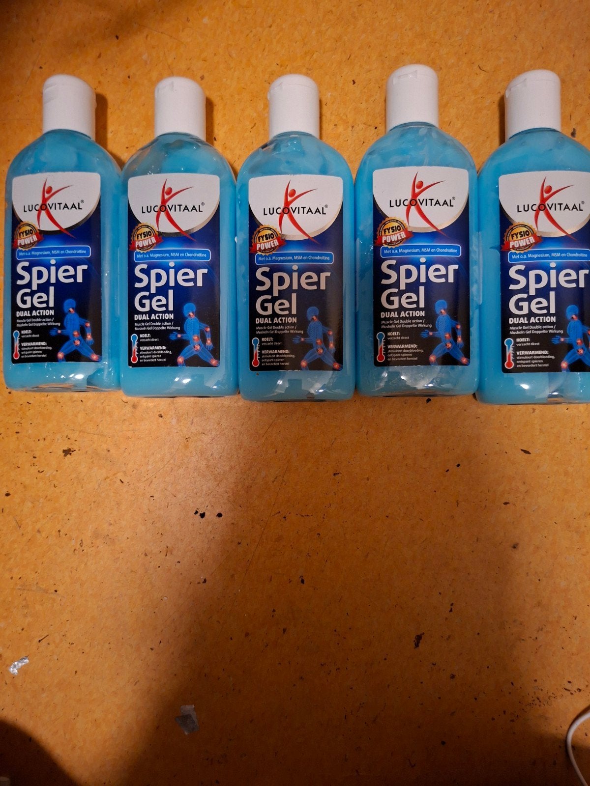 5x Lucovitaal Spier Gel Dual Action Fysio Power, Ophalen of Verzenden