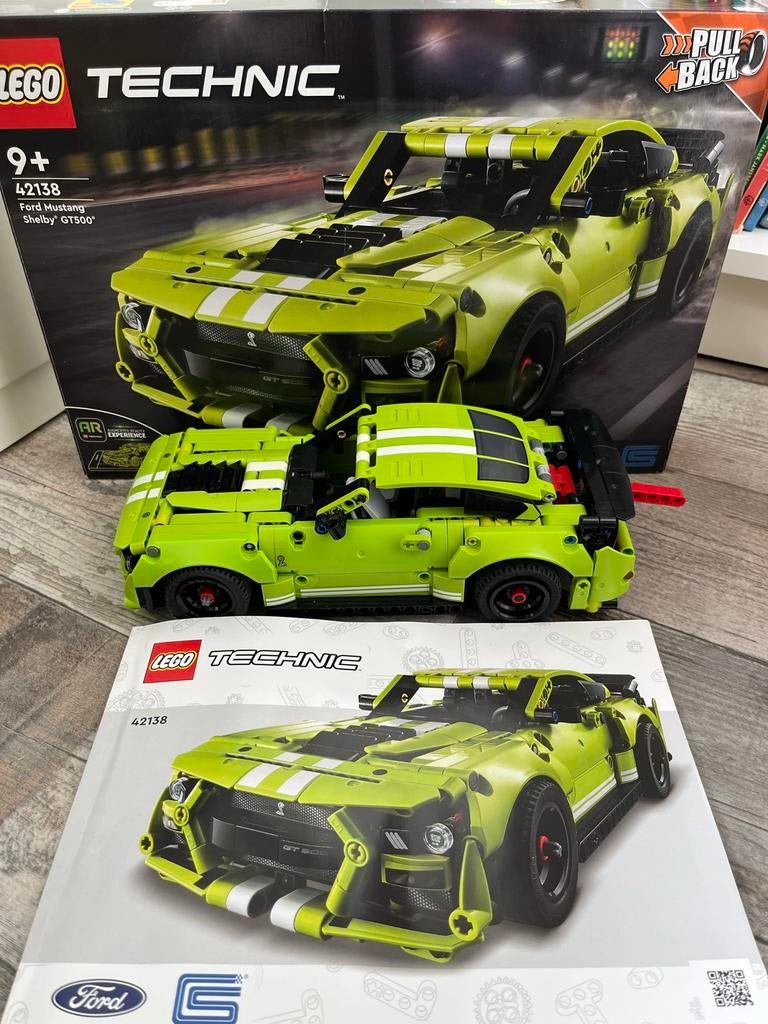 Lego Technic Ford Mustang Shelby GT500 42138, Ophalen of Verzenden, Zo goed als nieuw, Lego