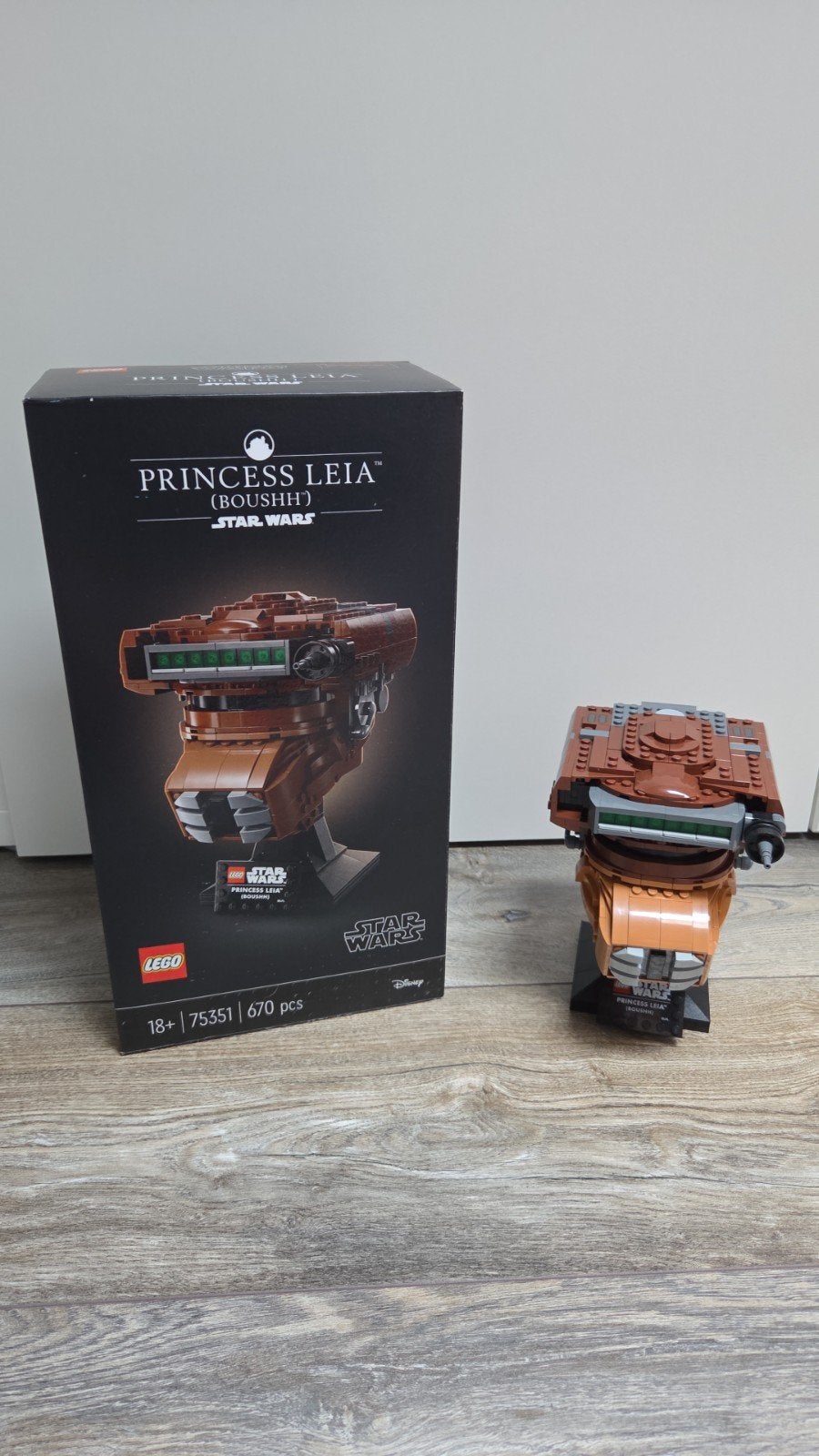 LEGO Star Wars Princess Leia (Boushh) Helm 75351, Ophalen of Verzenden, Zo goed als nieuw