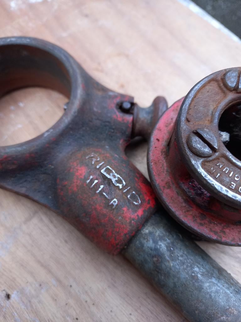 Ridgid 111-R Manuele draadsnijratel snijkop 3/8, Ophalen of Verzenden, Gebruikt