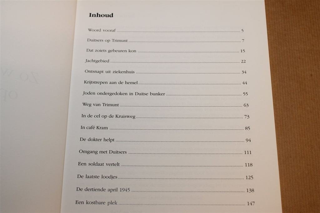 Zo Was Dat Toen op Trimunt — Dorpsverleden in Beeld, Ophalen of Verzenden, Zo goed als nieuw