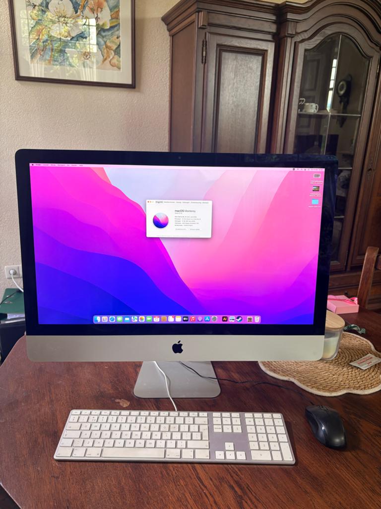 Nette Apple iMac 27-inch, 16GB RAM, 1.02TB Fusion Drive, Computers en Software, Apple Desktops, Ophalen, HDD en SSD, IMac, Zo goed als nieuw