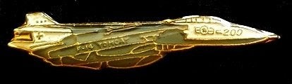 F-14 Fighting Falcon Tomcat pin, Verzamelen, Verzenden, Nieuw, Transport, Speldje of Pin