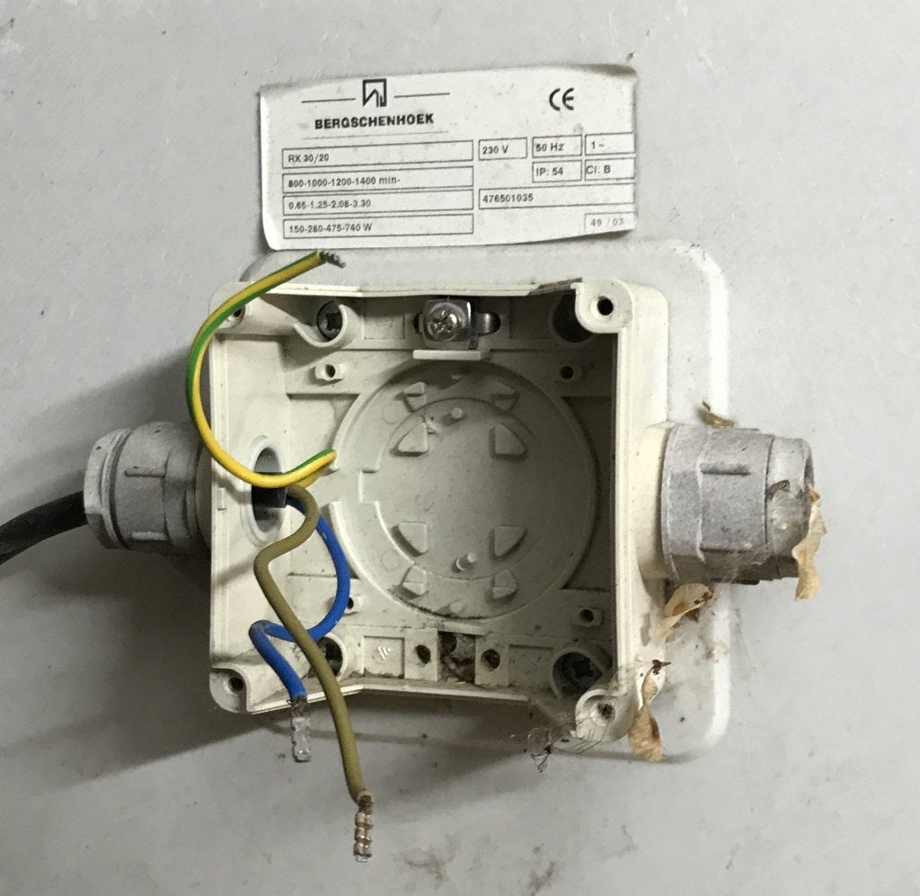 Dakventilator, Bergschenhoek, RX30/20, 230 volt, Doe-het-zelf en Verbouw, Ventilatie en Afzuiging, Ophalen, Gebruikt, Ventilator