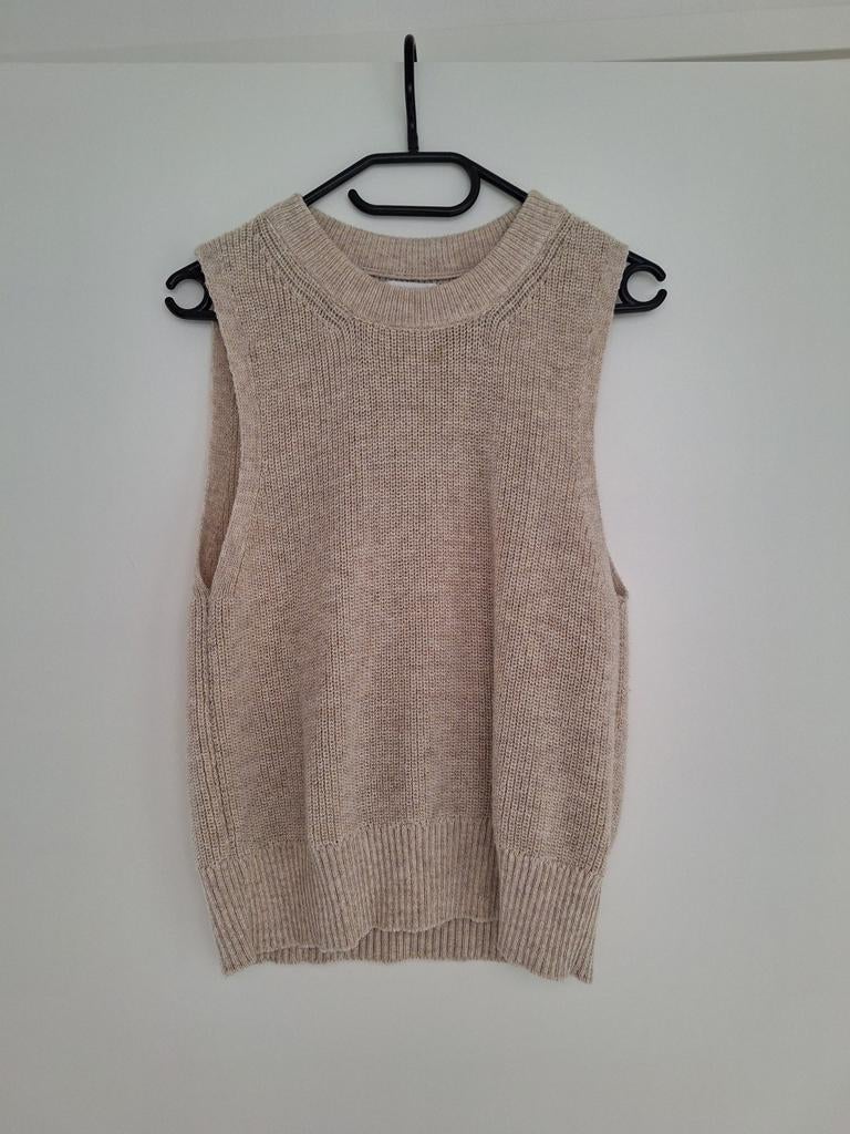 Mouwloos beige trui / spencer ONLY - maat XS 34, Only, Beige, Ophalen of Verzenden, Zo goed als nieuw