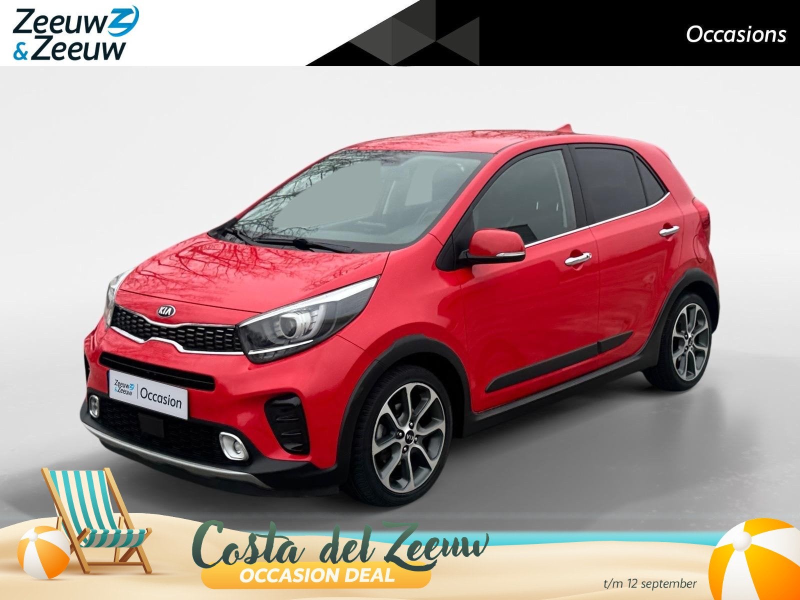 Kia Picanto 1.0 T-GDI X-Line 100PK Turbo | Navi | Clima | Ca, Auto's, Kia, 12 maanden, 101 pk, Gebruikt, Origineel Nederlands