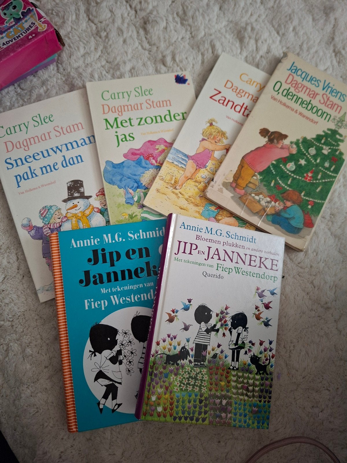 Kinderboeken jip en janneke dagmar stam Carry slee, Ophalen of Verzenden, Zo goed als nieuw, 3 tot 4 jaar