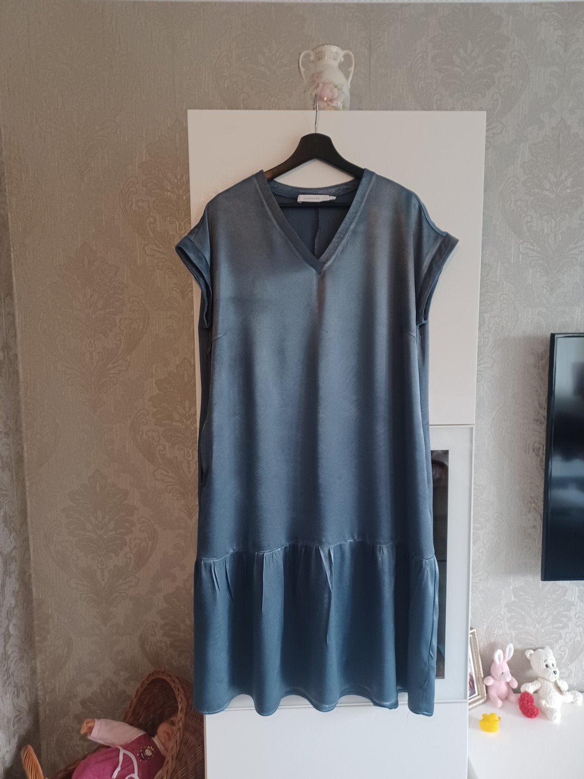 Le Grand Sud Jurk Maat 36 (S) Blauw/Grijs, Ophalen of Verzenden