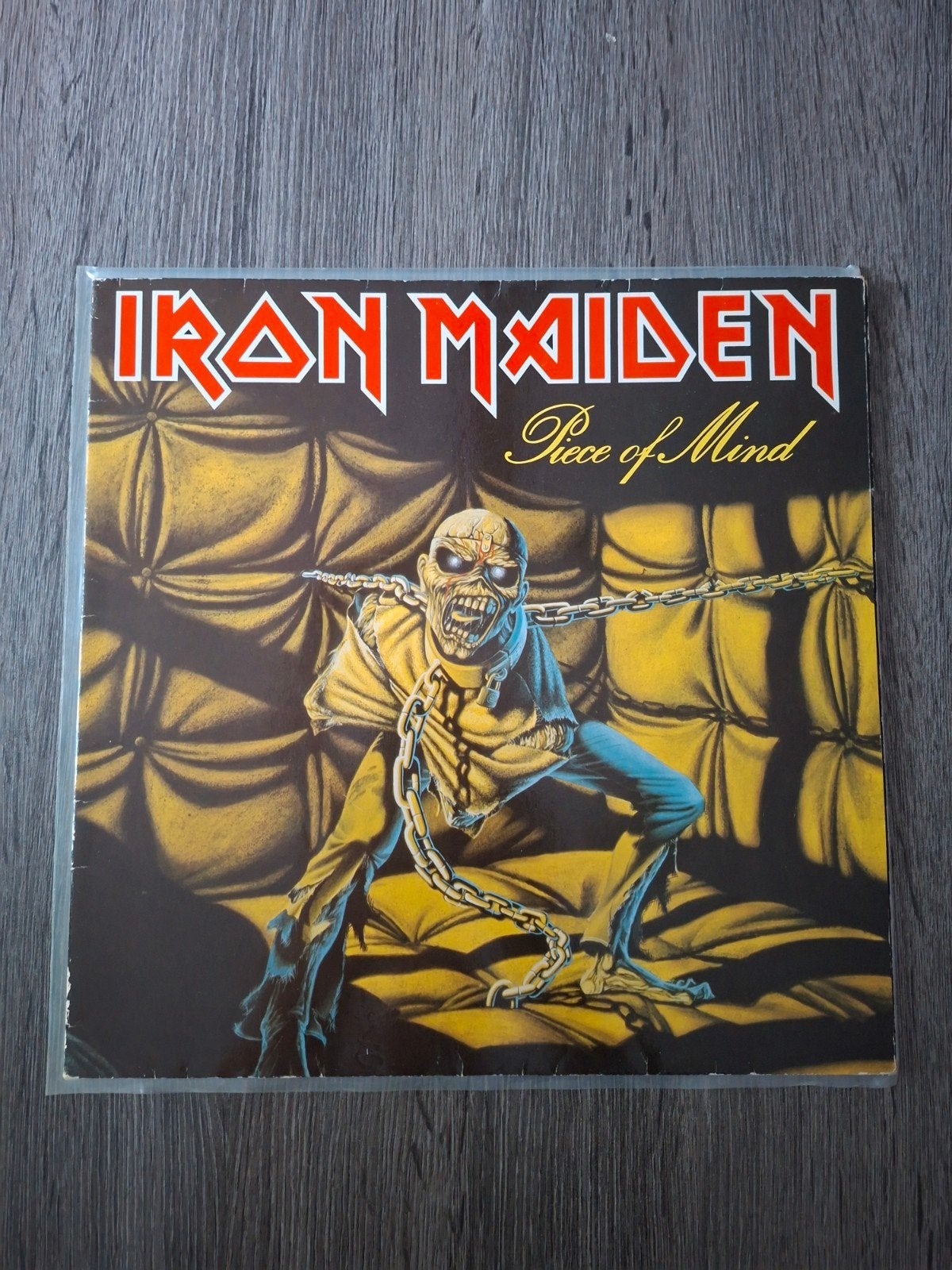 Iron Maiden- Piece of mind.  lp, Ophalen of Verzenden