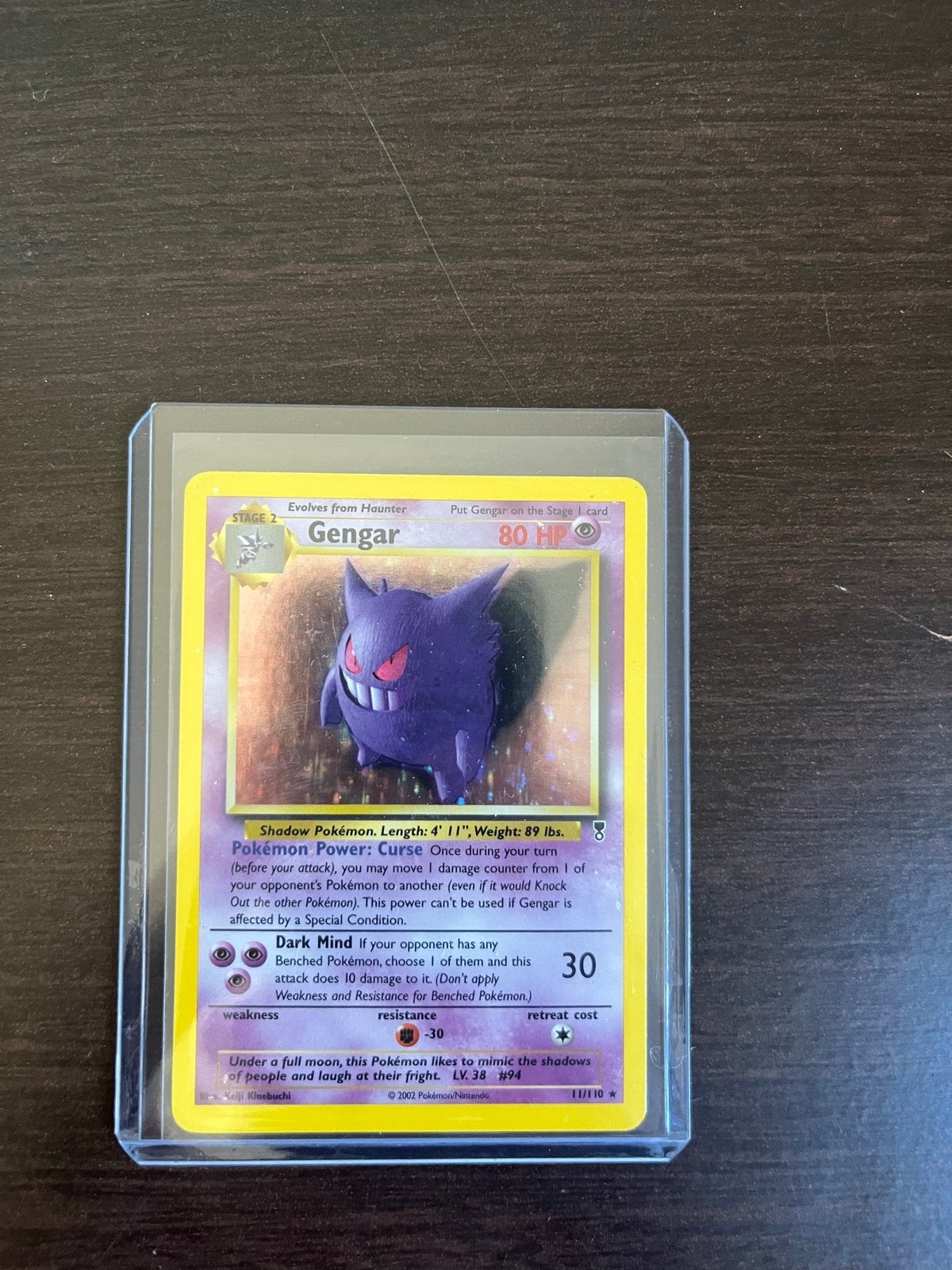 Gengar Legendary Collection Pokémon kaart - excellent staat, Ophalen of Verzenden, Zo goed als nieuw, Losse kaart, Foil