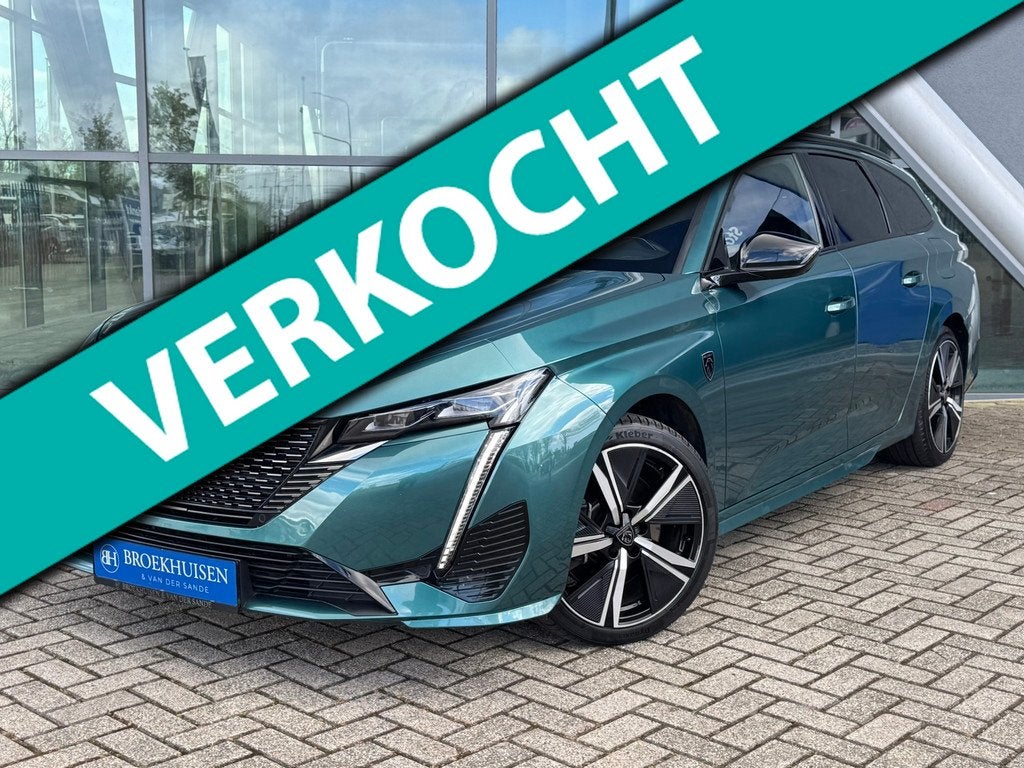 Peugeot 308 SW 1.6 Plug-in Hybrid 225pk GT SOH 98% Panoramad, Auto's, Peugeot, 77 km/l, Gebruikt, Zwart, 4 cilinders