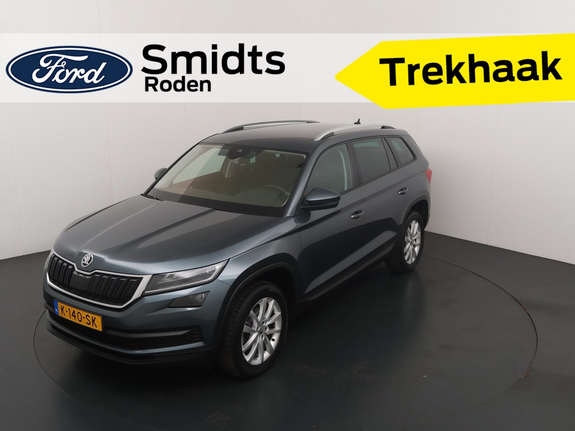 Skoda Kodiaq 1.5 TSI 150 pk Business Edition | Trekhaak | Ca, Auto's, 4 cilinders, Leder en Stof, Origineel Nederlands, Handgeschakeld